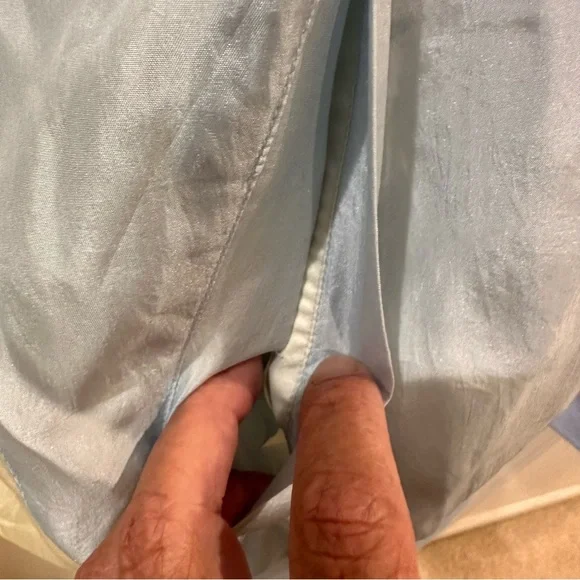 Blair Vintage Rare Silk Oversized Lightweight Pastel Patchwork Jacket 3X - Picture 10 of 10